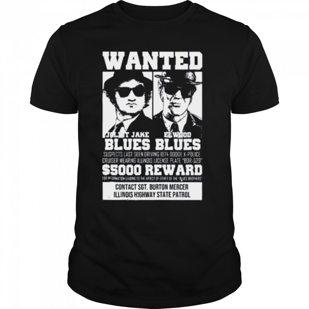 Wanted Guys The Blues Brothers Tribute shirt