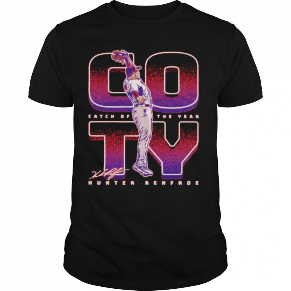 cOTY catch of the year Hunter Renfroe Los Angeles Angels shirt