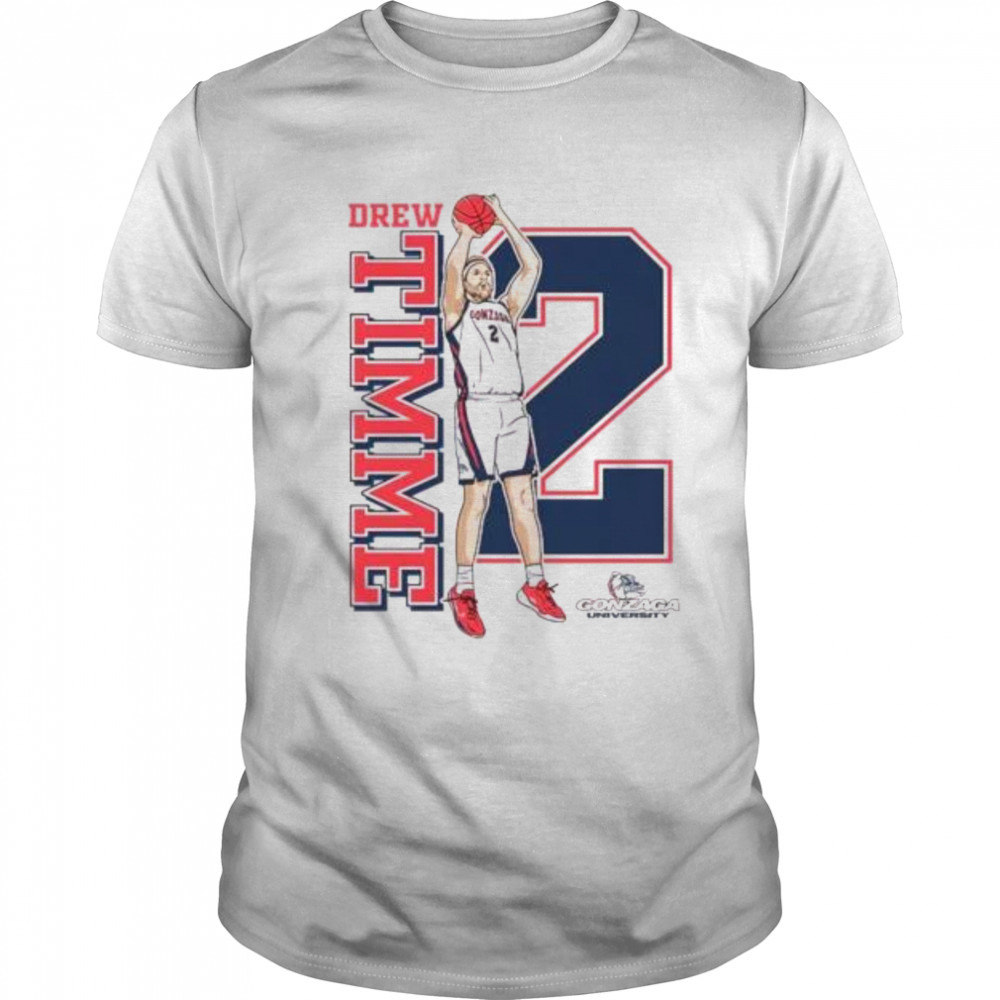 drew Timme Gonzaga Bulldogs number 2 men’s basketball shirt
