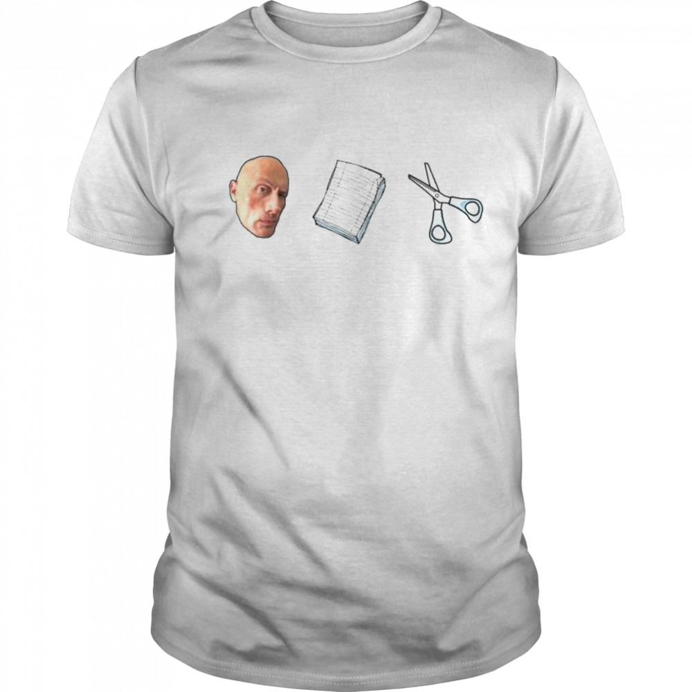 the Rrock paper scissors shirt