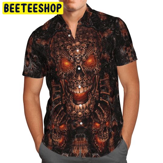 Cool Skull Trending Hawaiian Shirt-1