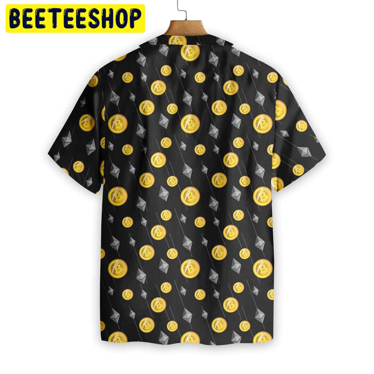 Cryptocurrency Bitcoin And Ethereum Trending Hawaiian Shirt-1