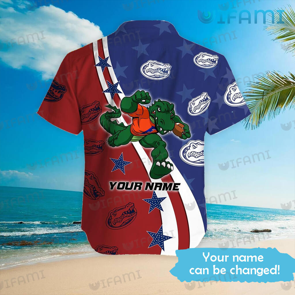 Custom Gators Hawaiian Shirt Star Mascot Florida Gators Gift