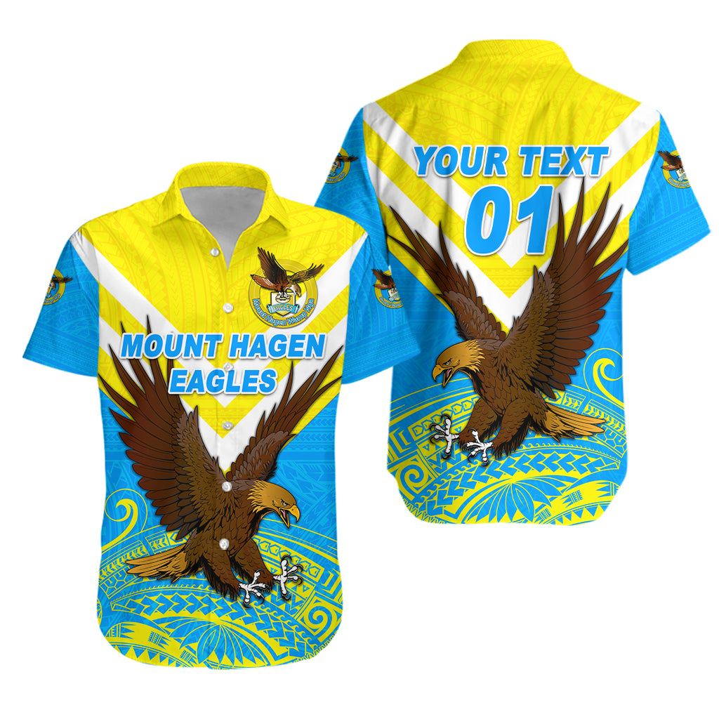 Custom Personalised Papua New Guinea Mount Hagen Eagles Hawaiian Shirt