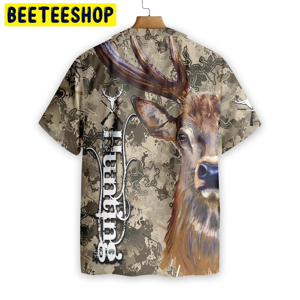 Deer And Camo Hunting Trending Hawaiian Shirt-1