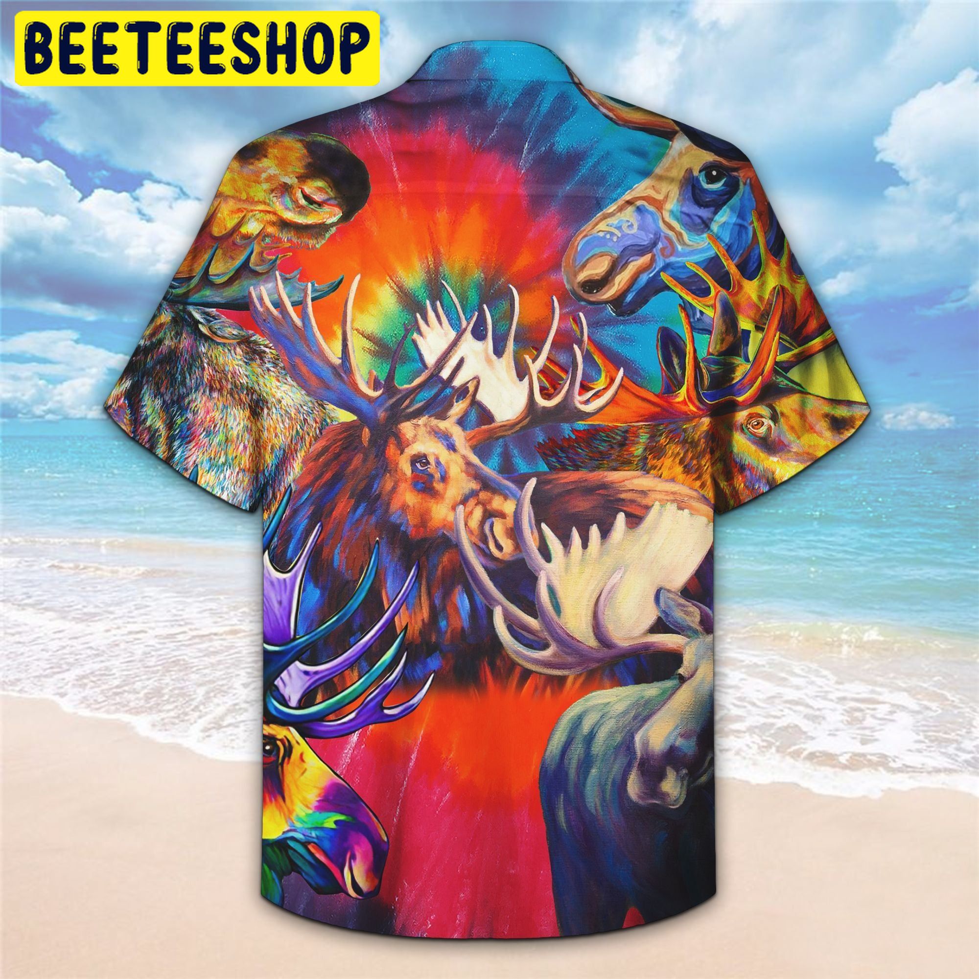 Deer Hunting Colorful 3d All Over Printed Trending Hawaiian Shirt-1