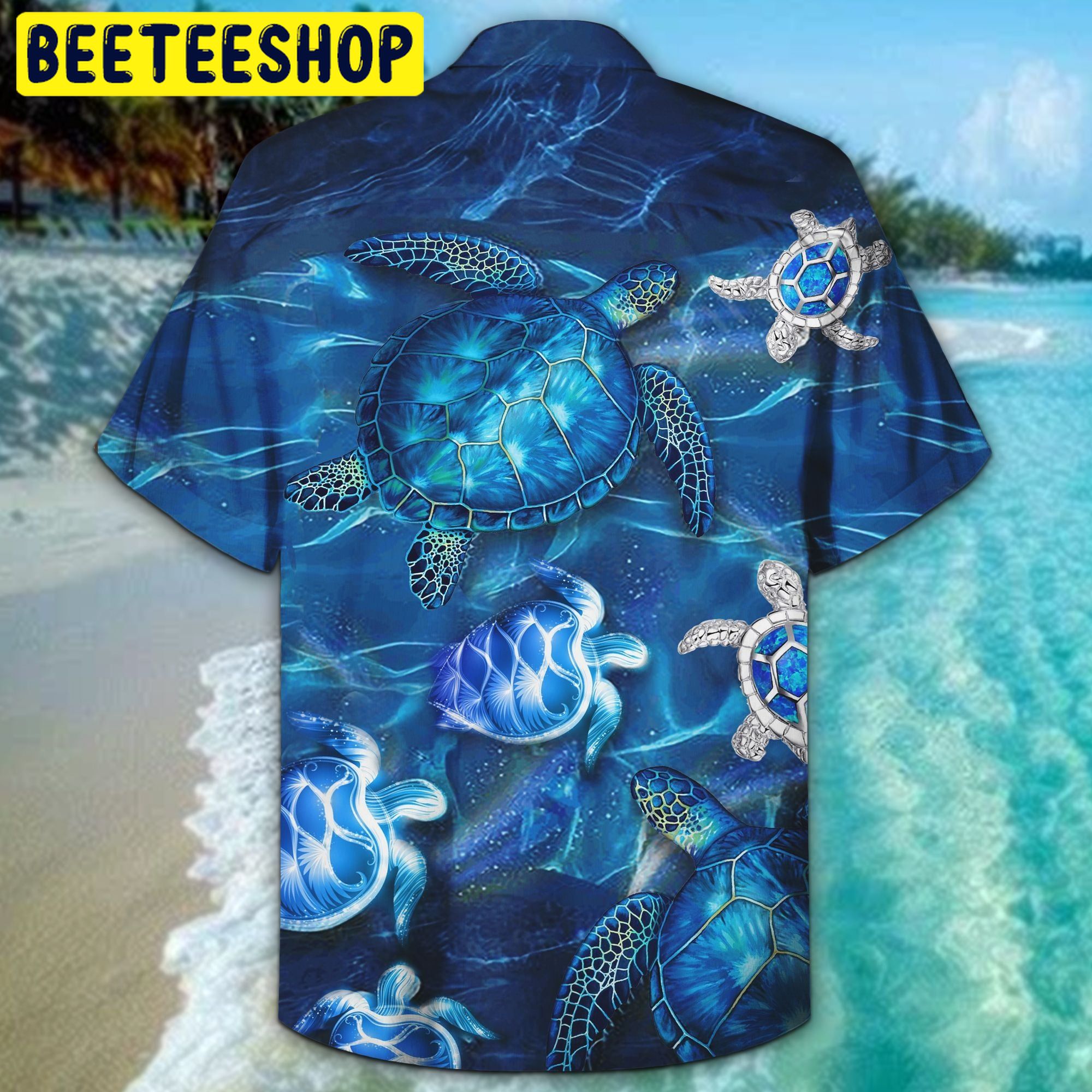 Design Sea Turtle 3d All Over Printed Trending Hawaiian Shirt-1