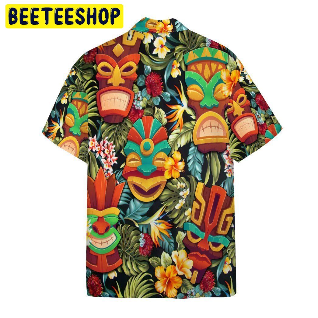 Design Tiki Head Trending Hawaiian Shirt-1