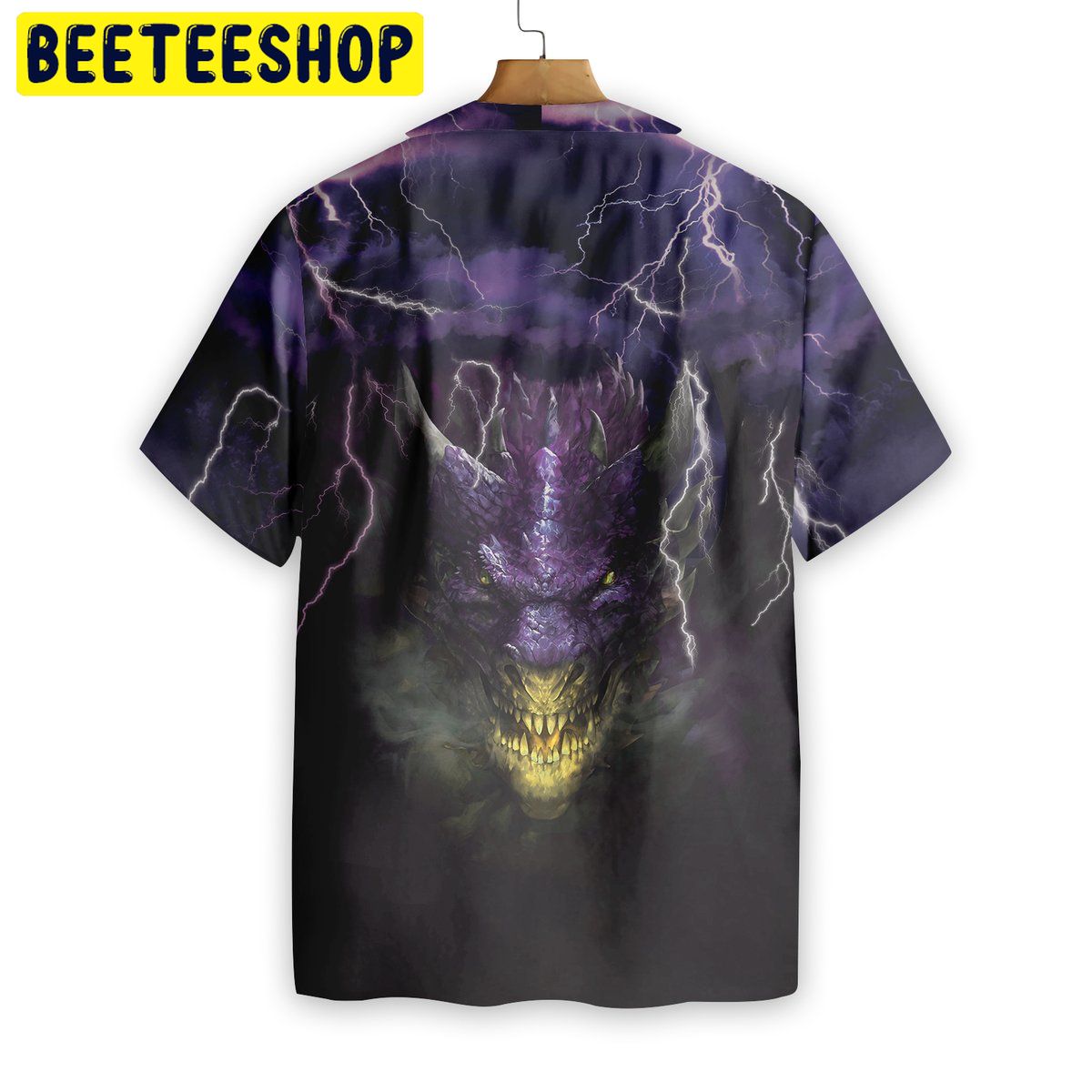 Dragon Head Lightning Trending Hawaiian Shirt-1
