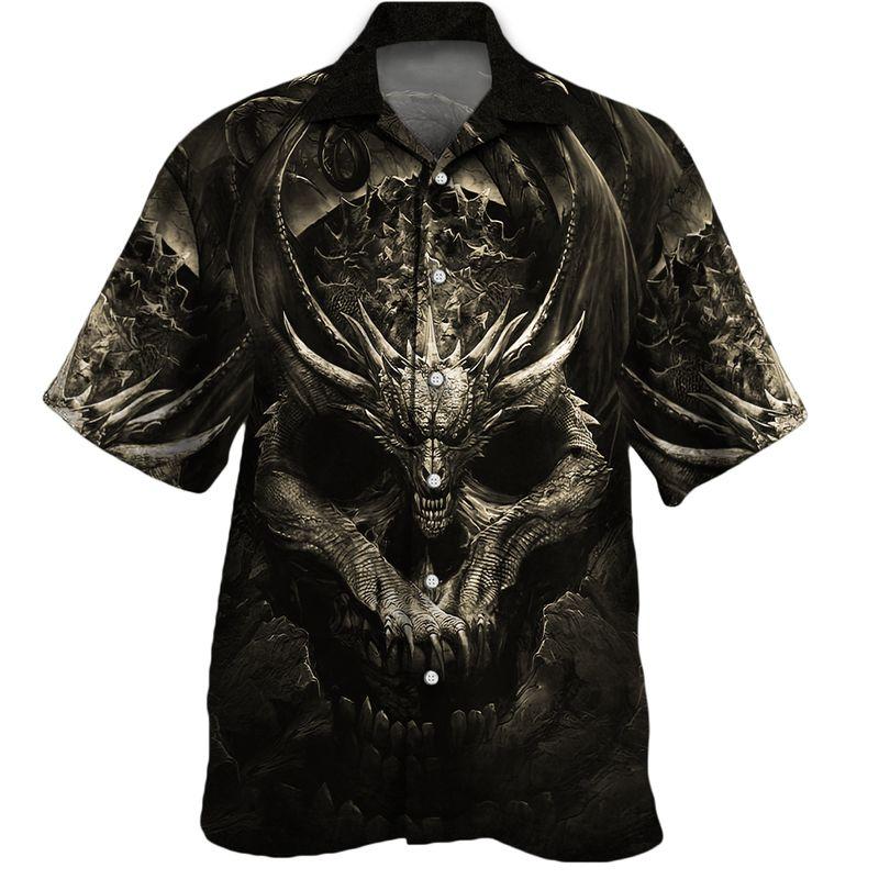 Dragon Skull Hawaiian Shirt