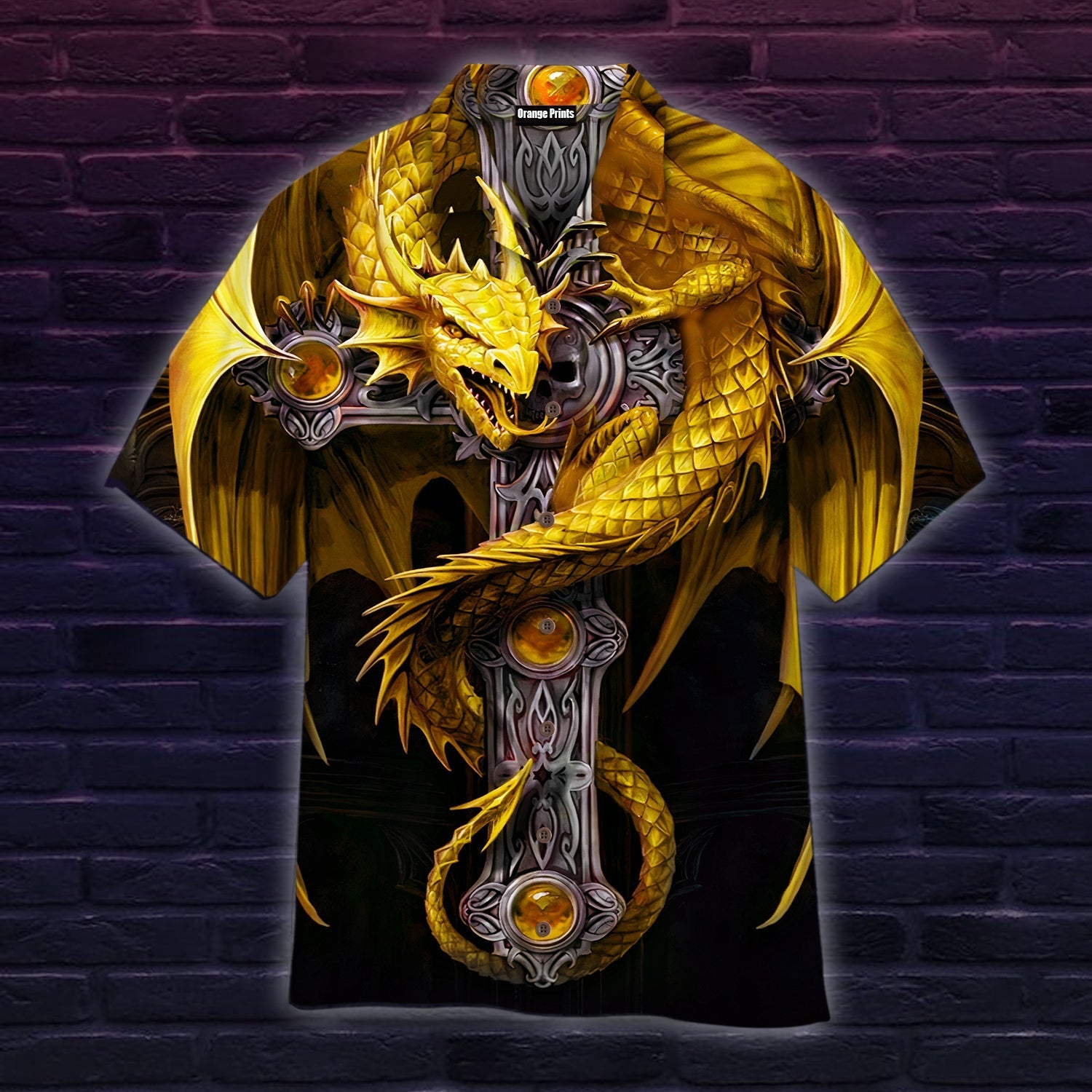Dragon Skull Hawaiian Shirt For Men Women Adult Wt5049-1