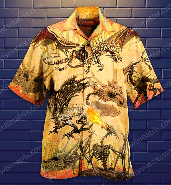 Dragon Skull Love Life Limited – Hawaiian Shirt 12 Hawaiian Shirt
