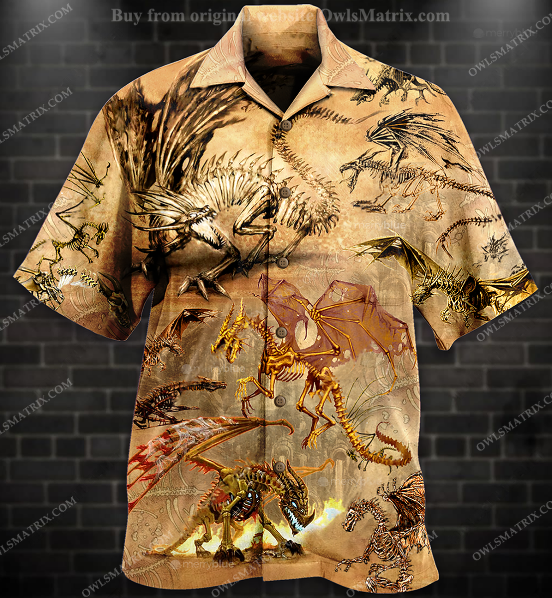 Dragon Skull Love Life Limited – Hawaiian Shirt