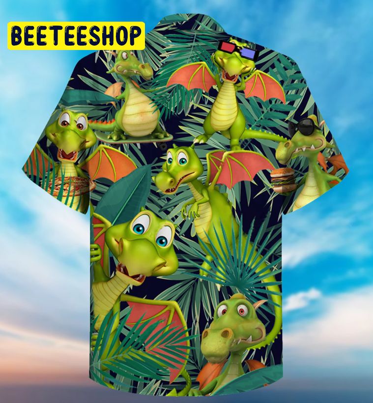 Dragon Tropical Love Life Trending Hawaiian Shirt-1