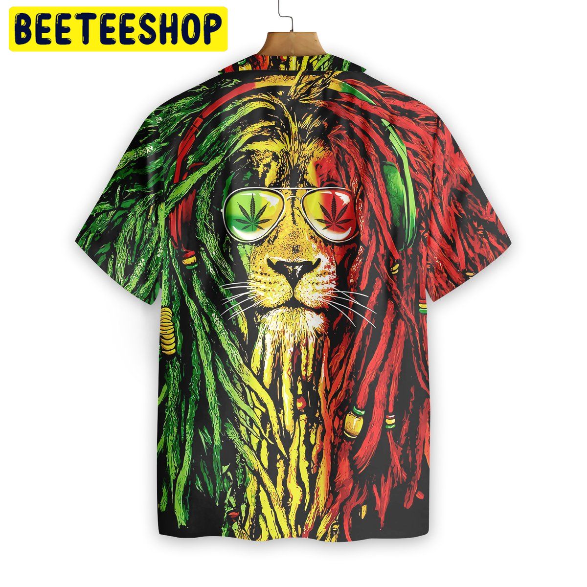 Dreadlocks Rasta Lion Trending Hawaiian Shirt-1