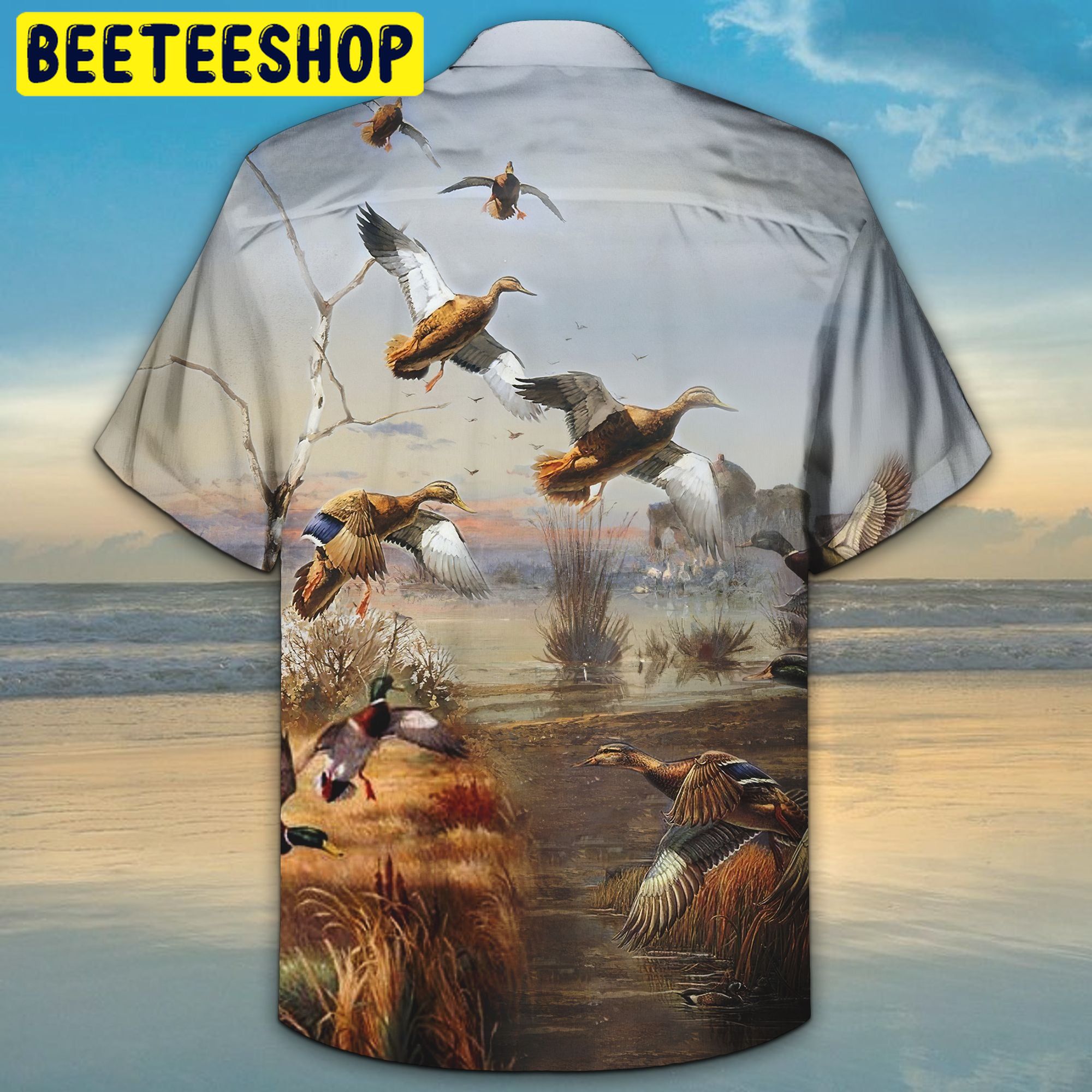 Duck Hunting 3d All Over Printed Trending Hawaiian Shirt-1