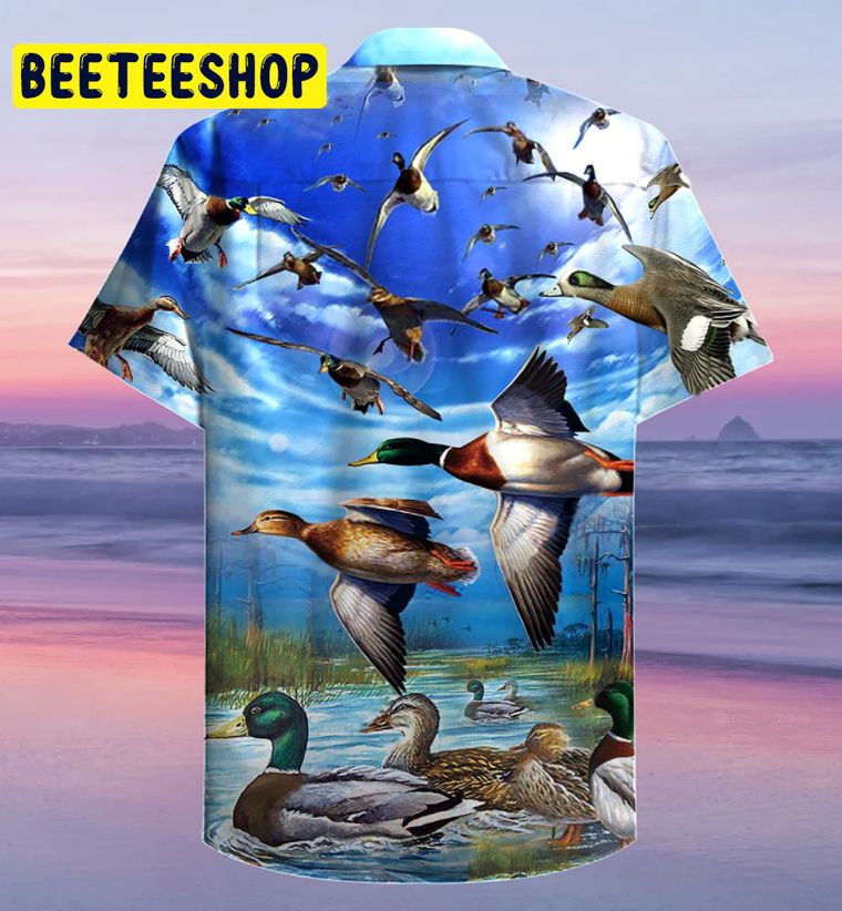 Ducks Keep Your Freedom Wild Trending Hawaiian Shirt-1