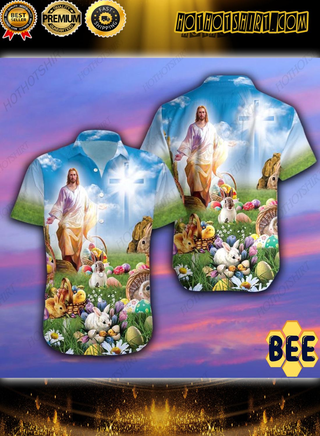 Easter Jesus Have A Blessed And Happy Easter Trending Hawaiian Shirt-1