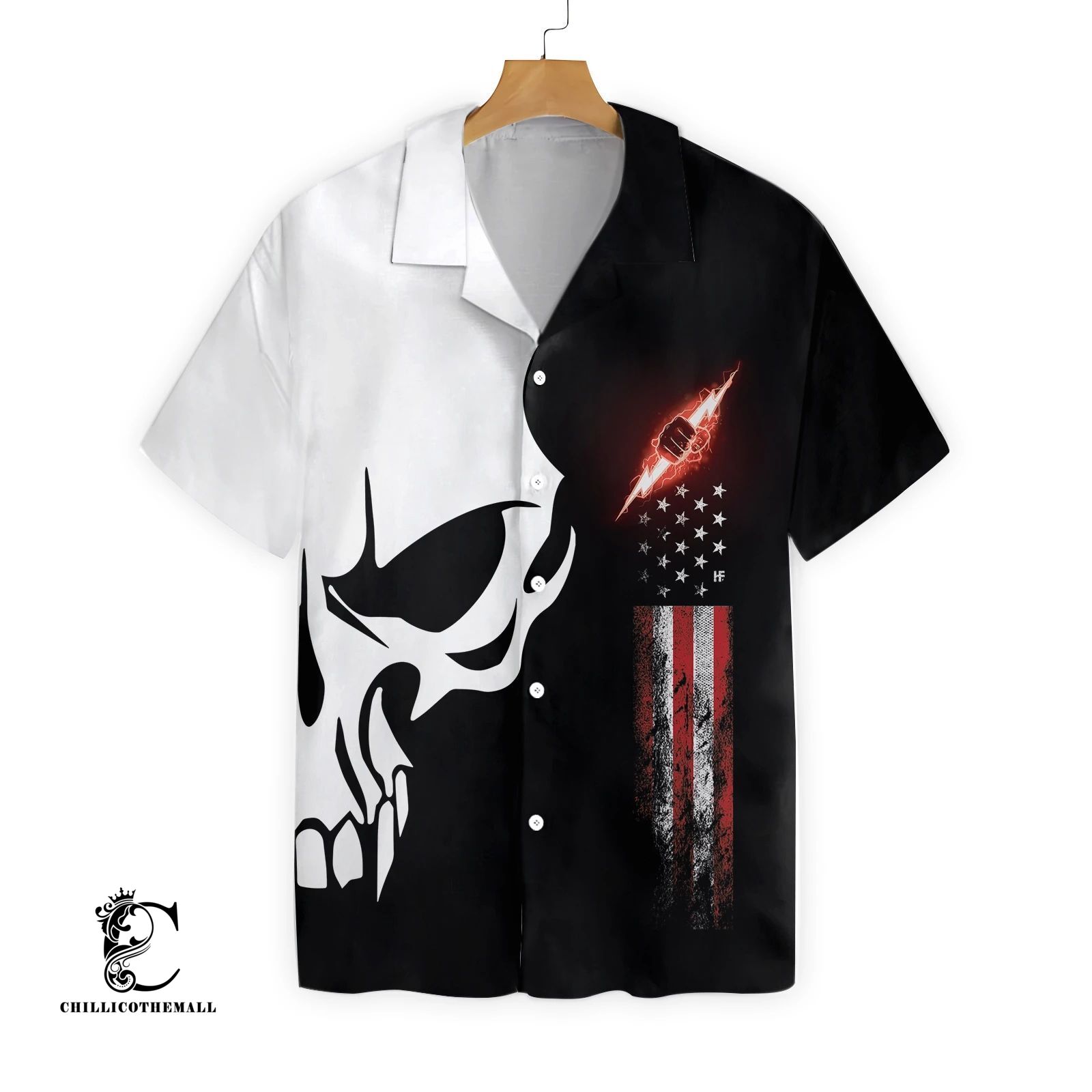 Electrician Proud Skull 4 Ez12 0203 Hawaiian Shirt