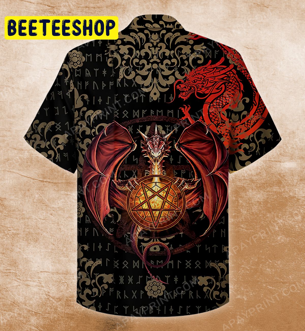 Fantasy Dragon Summer Art Trending Hawaiian Shirt-1