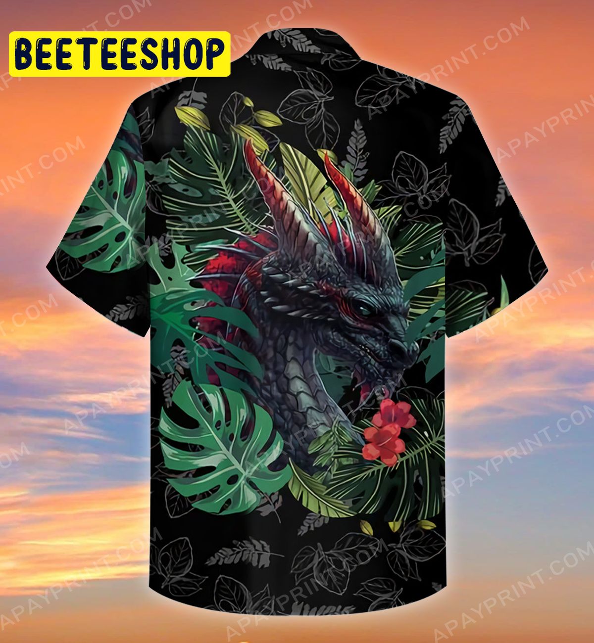 Fantasy Dragon Summer Tropical Trending Hawaiian Shirt-1