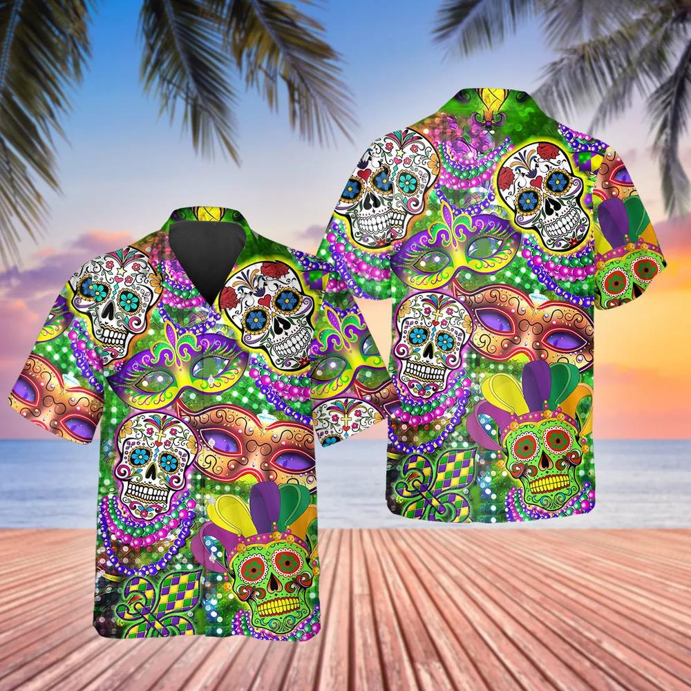 Festival Sugar Skull Hawaiian Shirt This Trends Summer Beach