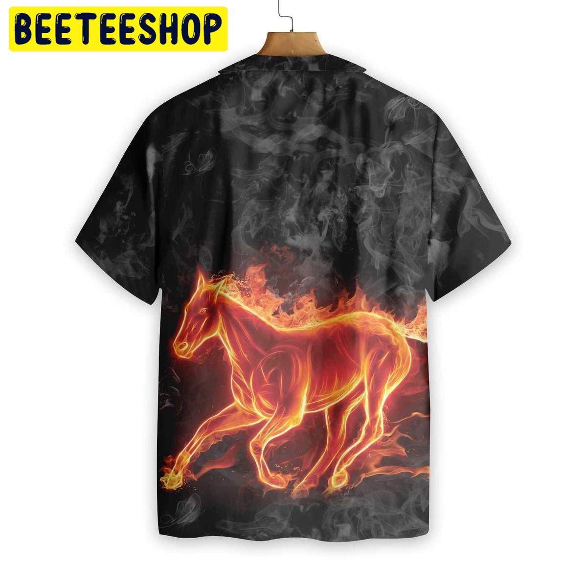 Fire Horse Trending Hawaiian Shirt-1