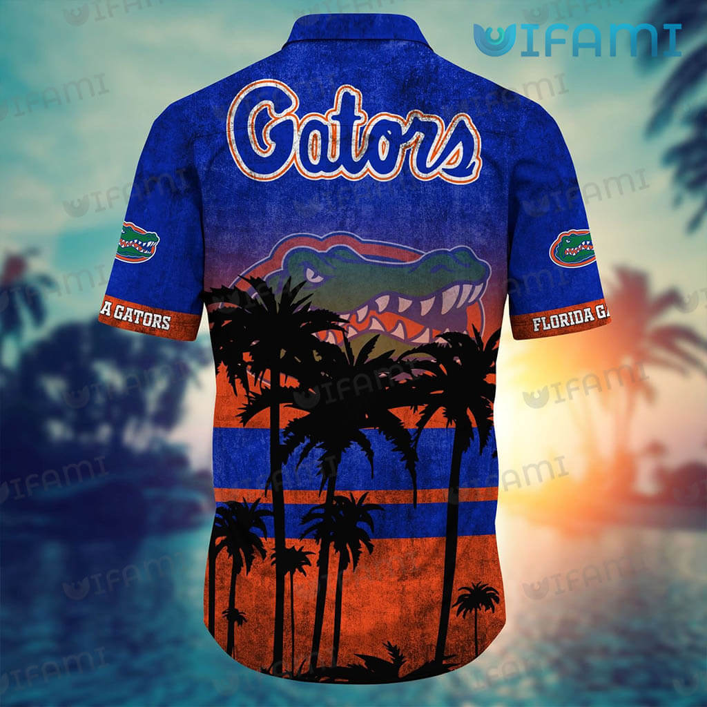 Florida Gators Hawaiian Shirt Coconut Tree Gators Gift