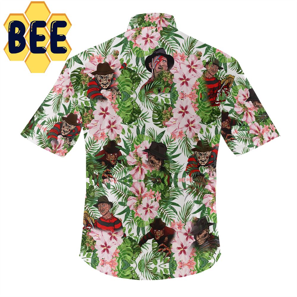 Freddy Krueger Horror Halloween Hawaiian Shirt-1