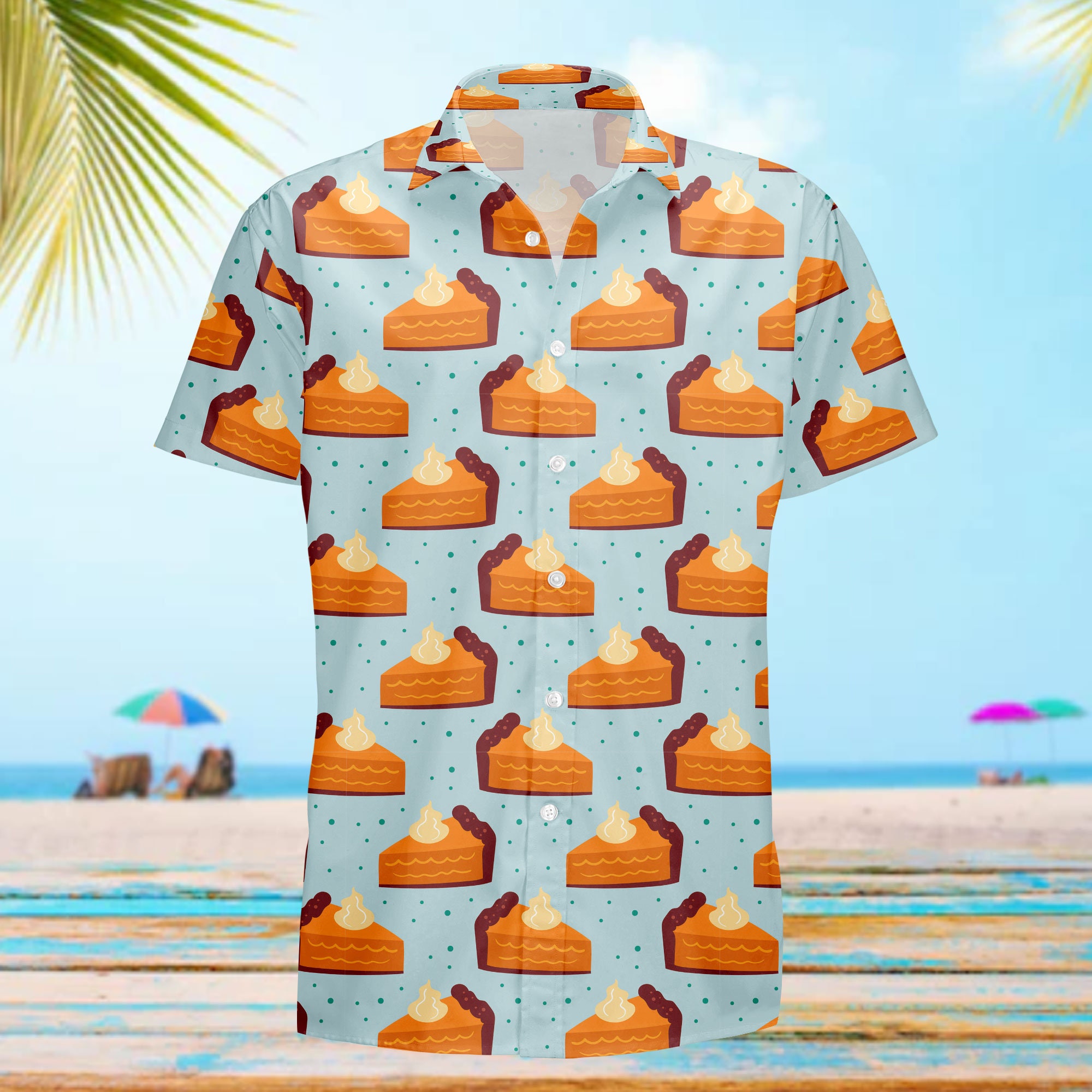 Funny Cake Hawaiian Birthday Shirt