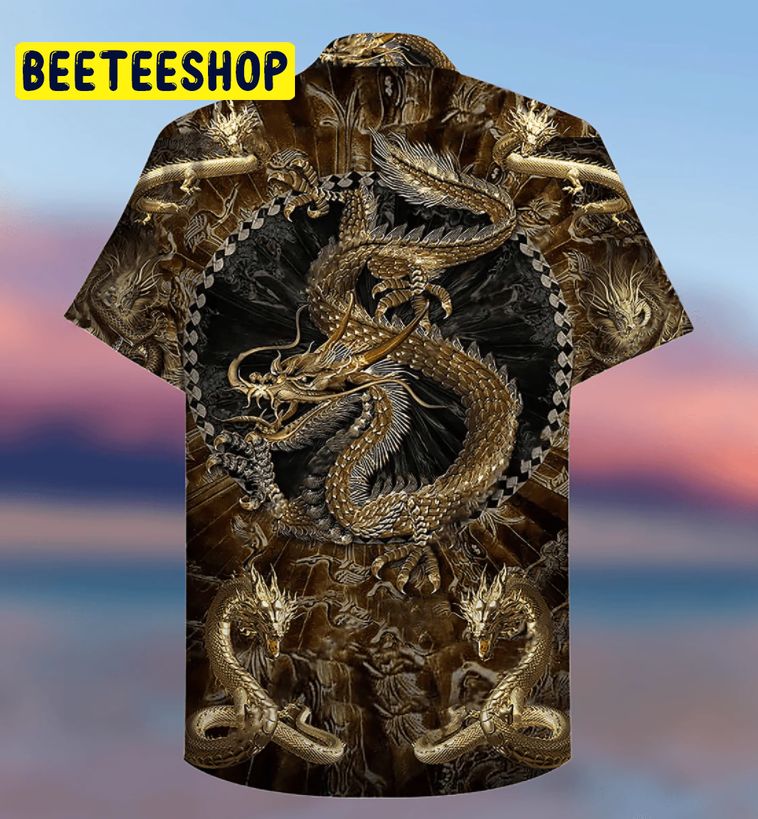 Galaxy Art Dragon Love Life Trending Hawaiian Shirt-1