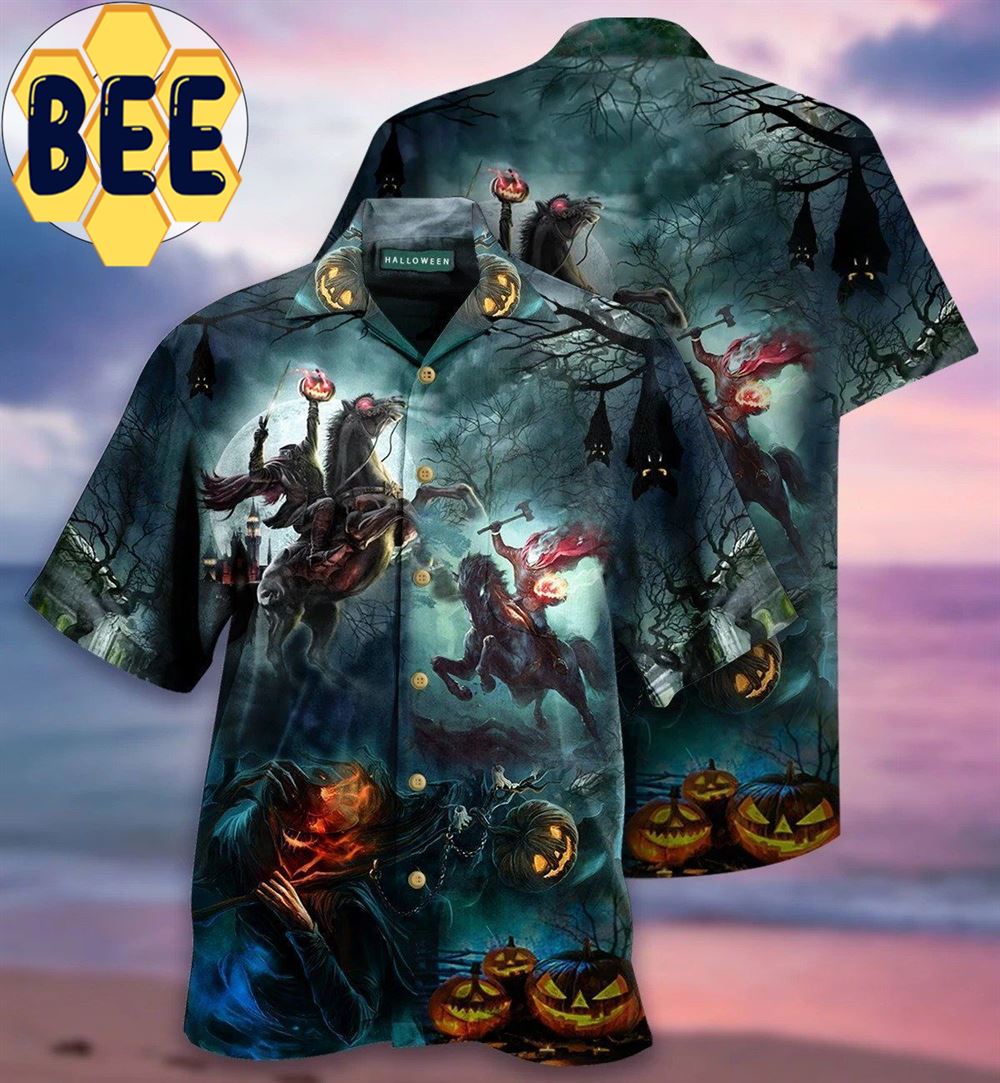 Get Here Where Is My Head Halloween Hawaiian Shirt-1
