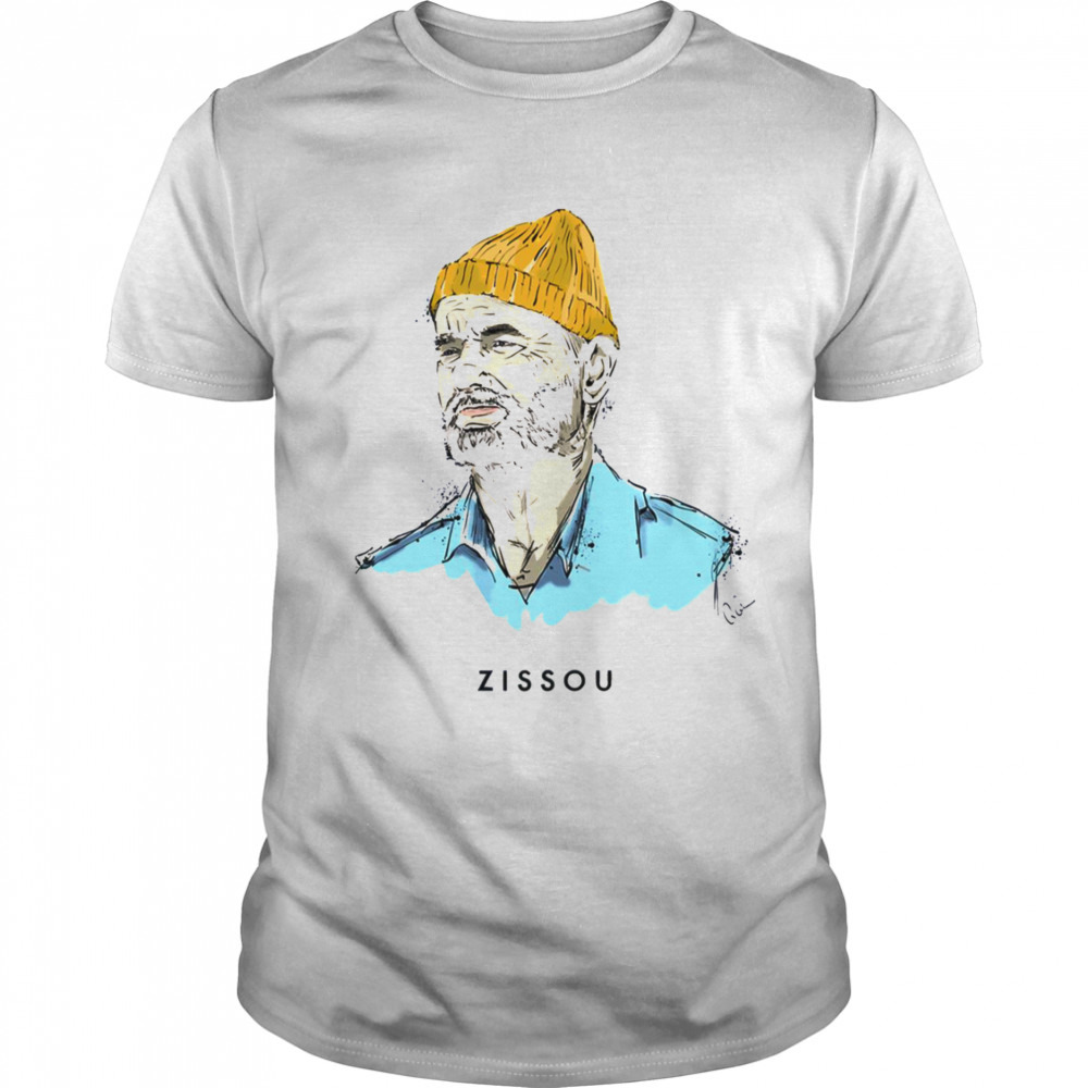 Vintage Retro Bill Murray Funny Movie Zissou shirt