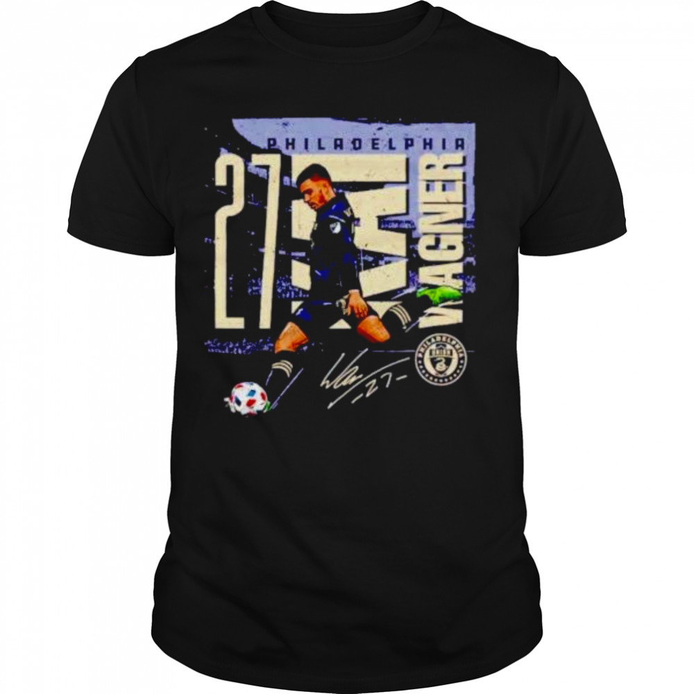 kai Wagner Philadelphia Union stadium signature shirt