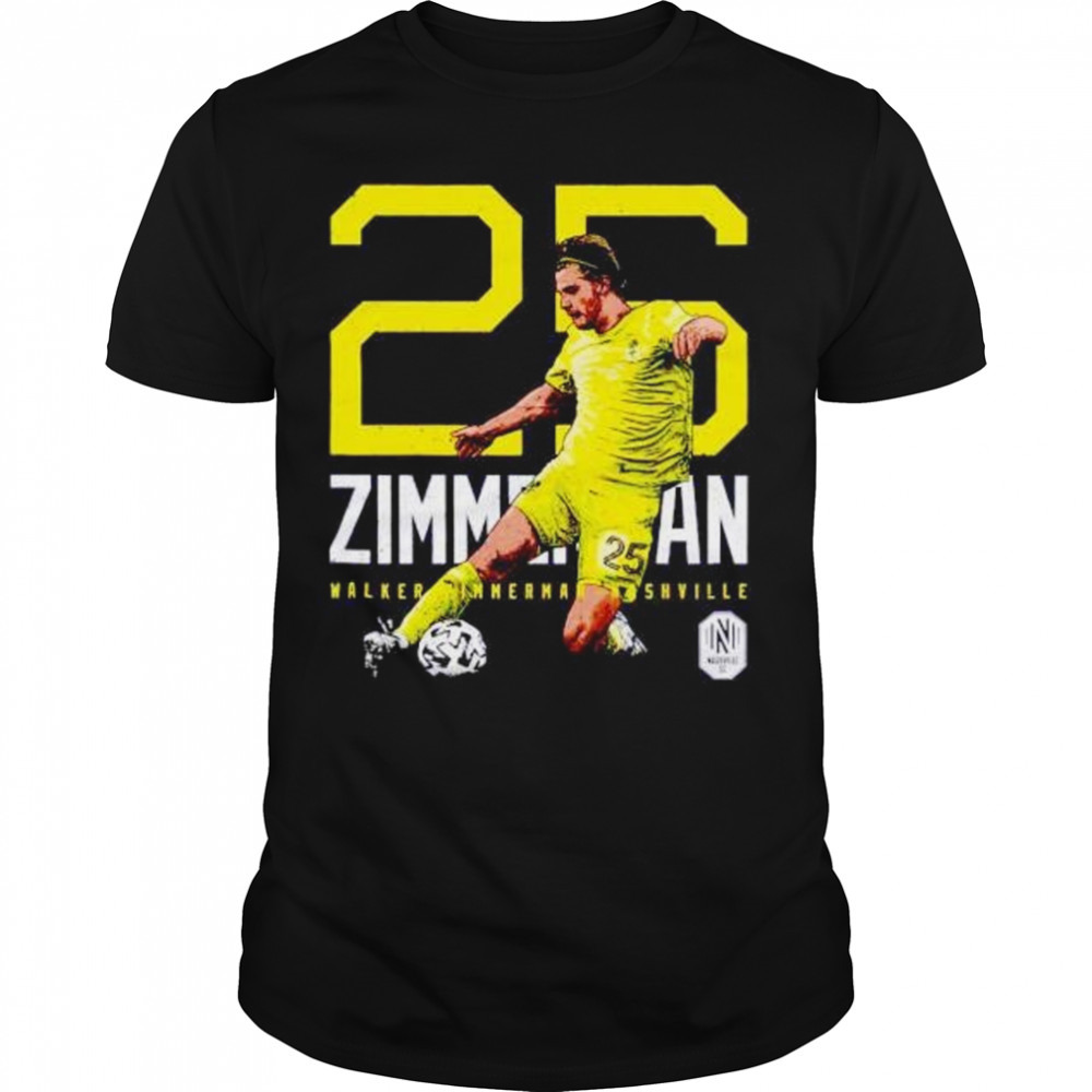 walker Zimmerman Nashville SC number 25 shirt