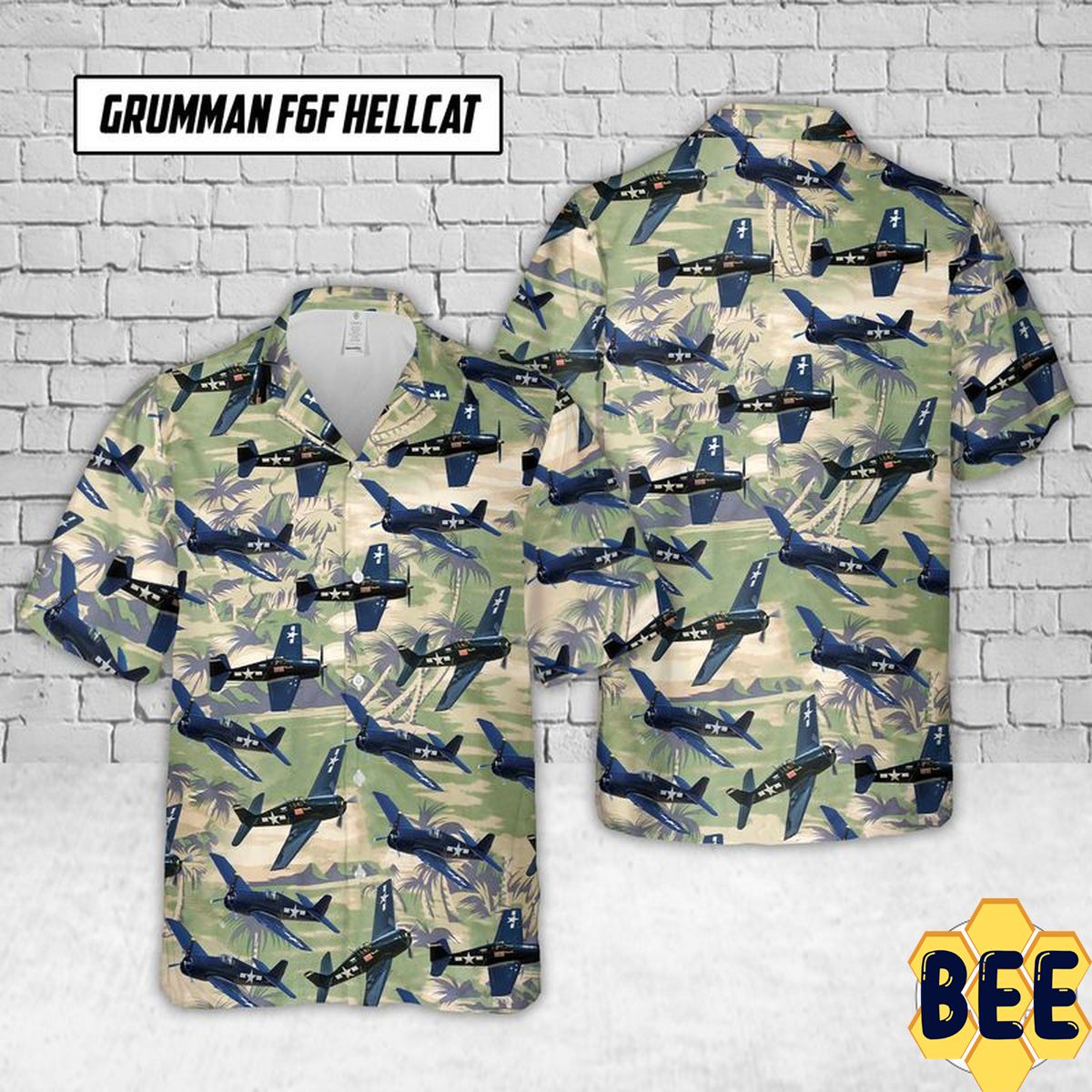 Grumman F6f Hellcat Trending Hawaiian Shirt-1