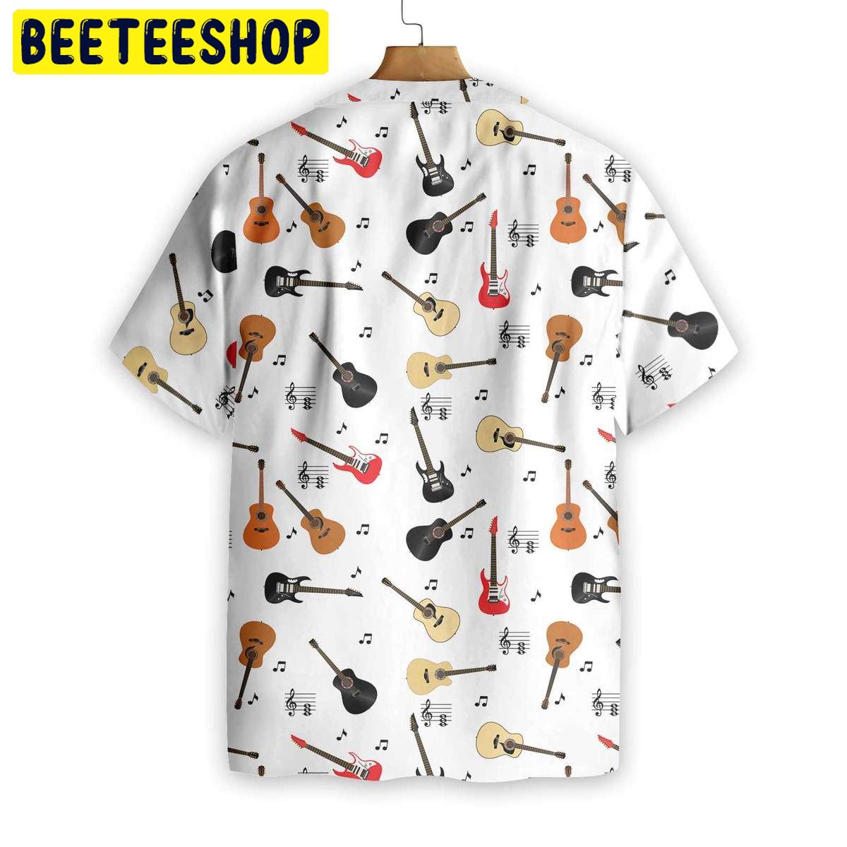 Guitar Musical Note Trending Hawaiian Shirt-1