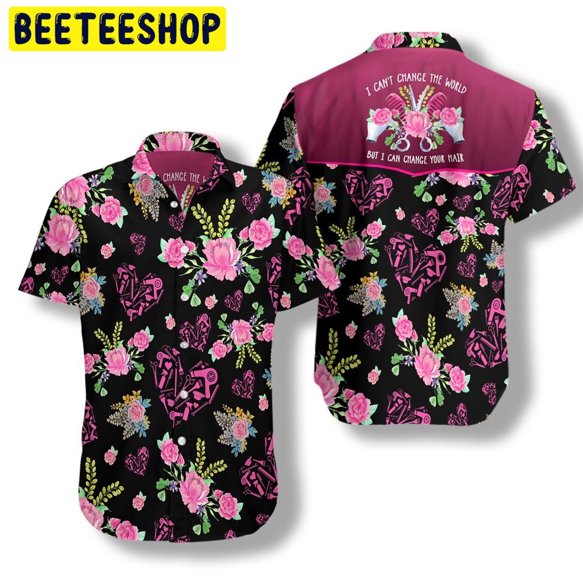 Hairstylist 3d All Over Printed Trending Hawaiian Shirt-1