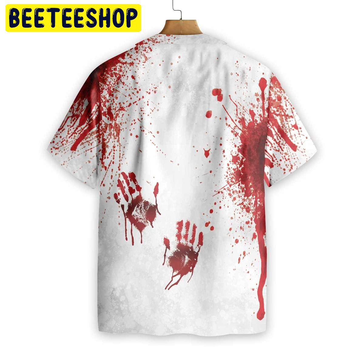 Halloween Blood Splatter Trending Hawaiian Shirt-1