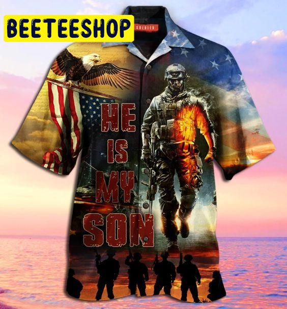 He Is My Son Hawaiian Shirt-1