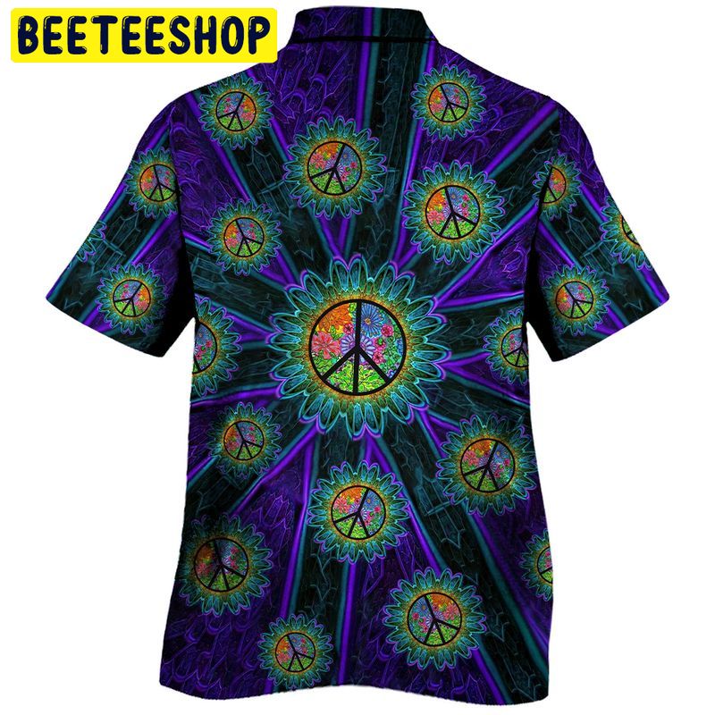 Hippie 3d Trending Hawaiian Shirt-1
