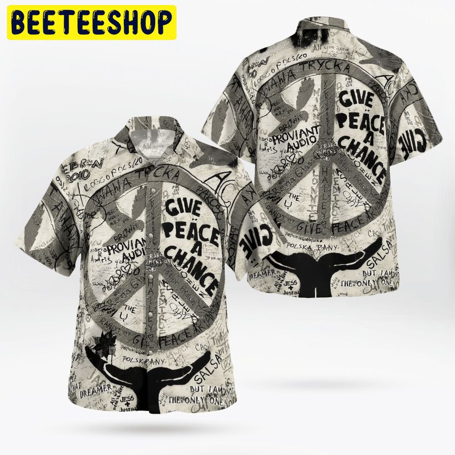 Hippie A Change Trending Hawaiian Shirt-1