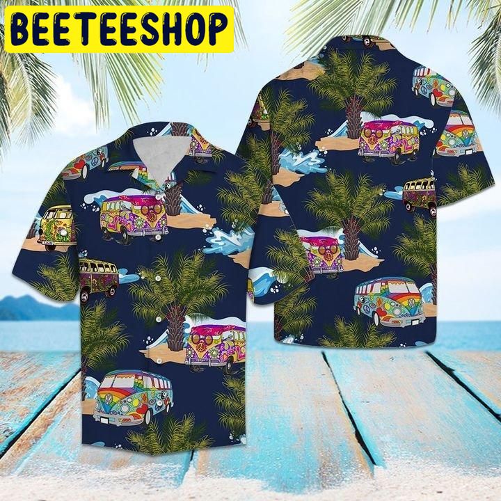 Hippie Bus Hawaiian Shirt-1