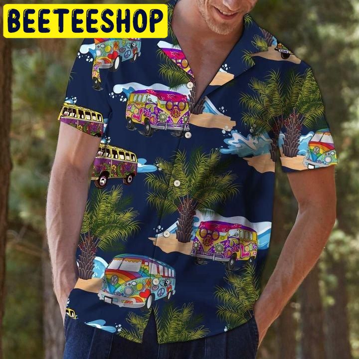 Hippie Bus Hawaiian Shirt-1