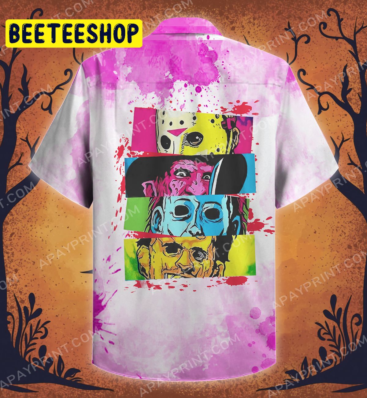 Horror Squad Trending Hawaiian Shirt-1