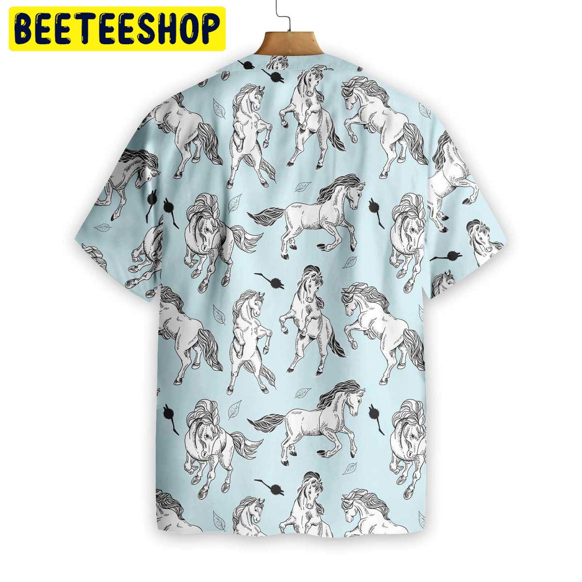 Horse Seamless Pattern Trending Hawaiian Shirt-1