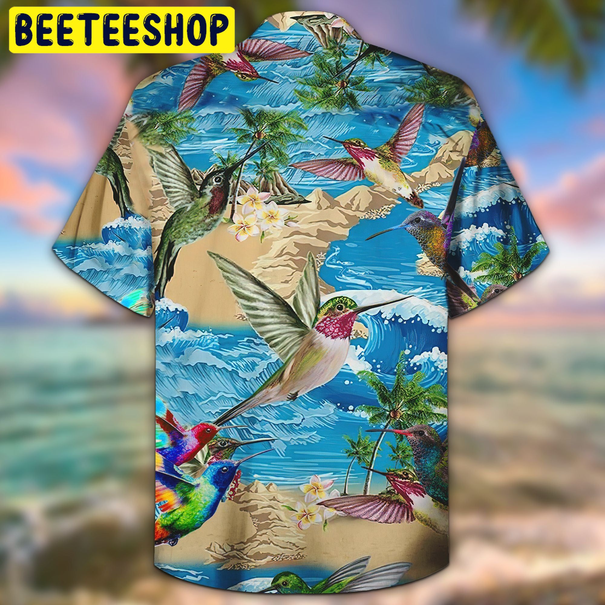 Hummingbird Summer 3d All Over Printed Trending Hawaiian Shirt-1