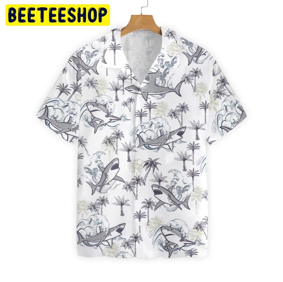 Icon Shark Trending Hawaiian Shirt-1