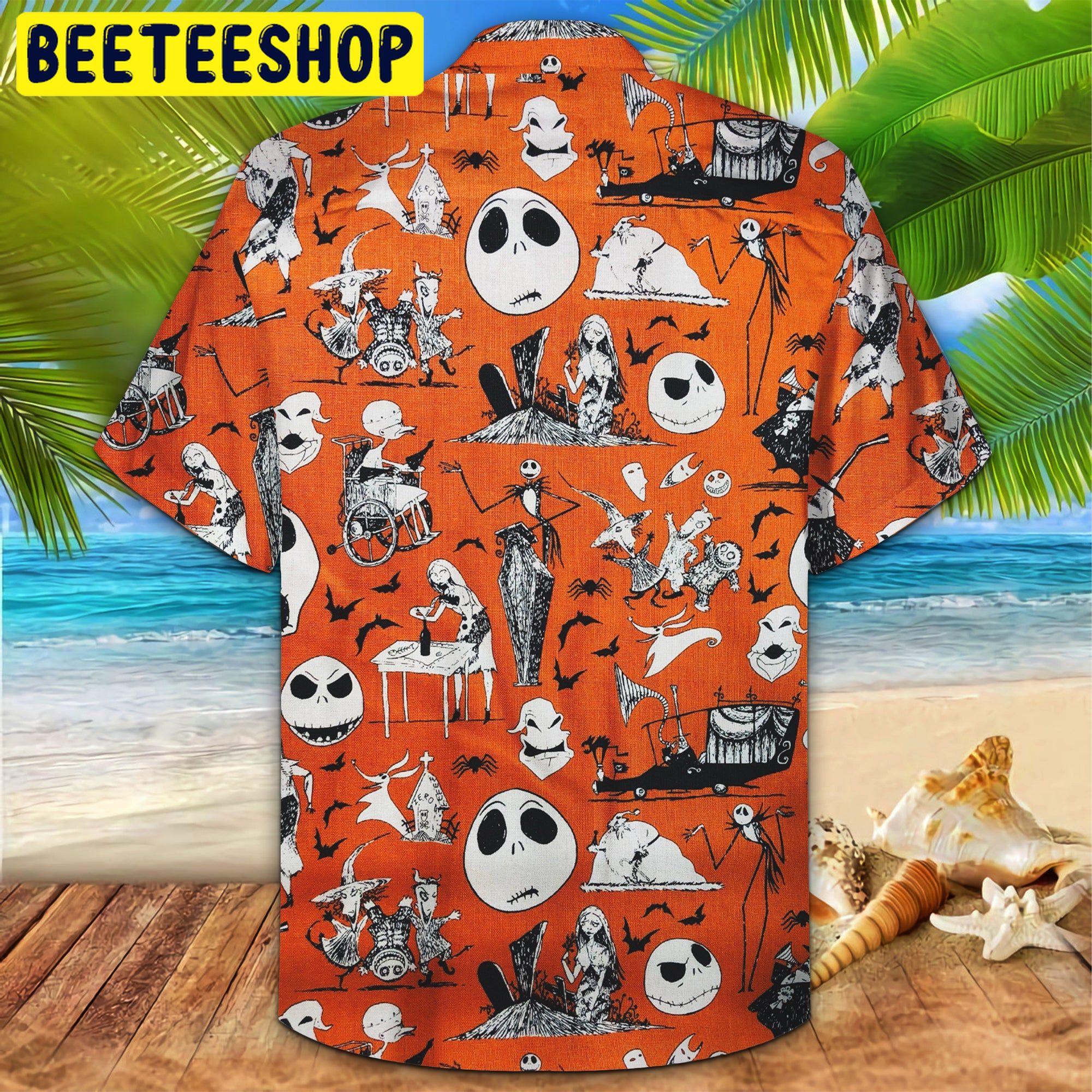 Jack Skellington 3d Trending Hawaiian Shirt-1