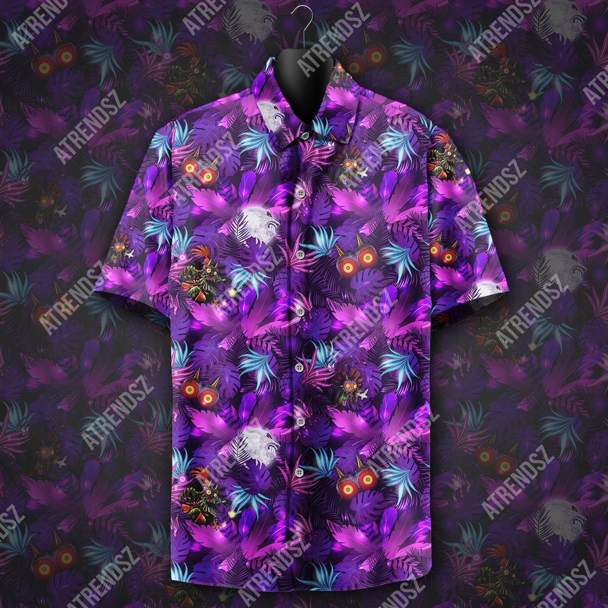 Legend Of Zelda Hawaiian Shirt Skull Kid Majoras Mask Hawaii Shirt